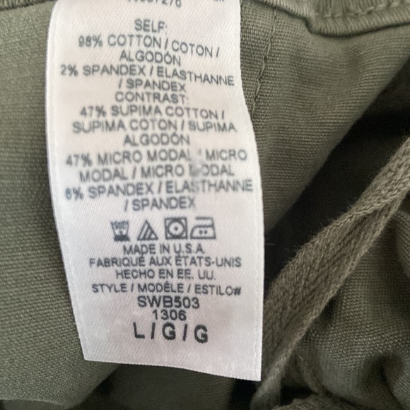 Splendid Green Camo Stretch Shorts - Picture 7 of 7